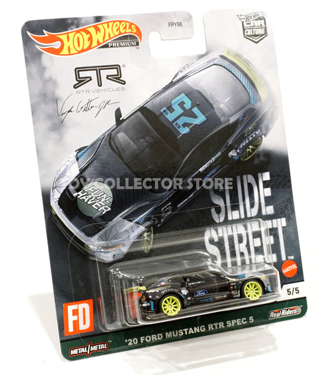 Hot Wheels Slide Street '20 Ford Mustang RTR Spec 5 Diecast Car